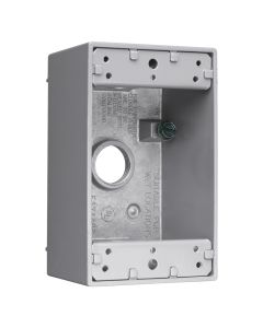 Legrand® Pass & Seymour® Weatherproof Single Gang Box, Gray