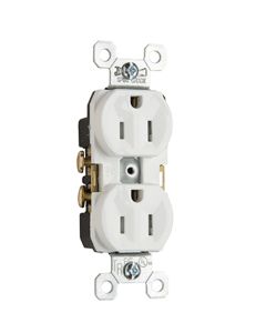 15Amp 125V Legrand® Pass & Seymour® Tamper-Resistant Commercial Grade Receptacles, White