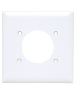 2-Gang Legrand® Pass & Seymour® Power Outlet Receptacle Opening, White