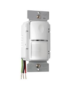 1200W 120V Legrand® Pass & Seymour® Commercial Passive Infrared (PIR) Wall Switch Sensor, White