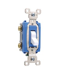 15Amp 120/277V Legrand® Pass & Seymour® Industrial Extra Heavy-Duty Specification Grade Switch, White