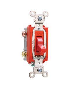 20Amp 120/277V Legrand® Pass & Seymour® Industrial Extra Heavy-Duty Specification Grade Switch, Red