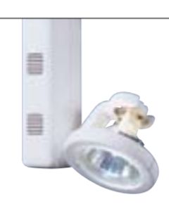 50W 12V Lytespan® Low Voltage Radius Track Fixture Radius FreeForm, White