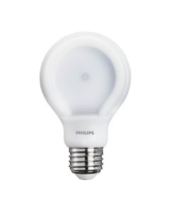 8W 120V A19 Philips SlimStyle Dimmable LED Lamp, White