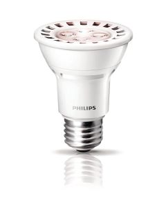 8W 120V 2700K Philips PAR20 AirFlux Technology Dimmable LED Lamp, White