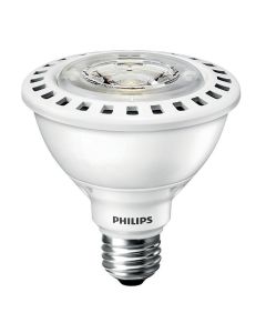 120V 12W Philips PAR30S Medium Base Single Optic LED Lamp, White