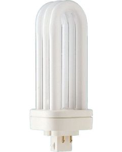 32W Philips PL-T Triple 4-Pin Base Compact Fluorescent Lamp, White