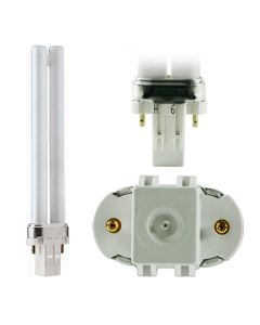 13W 55V Philips PL-S Short 2-Pin Base Linear Compact Fluorescent Lamp, White