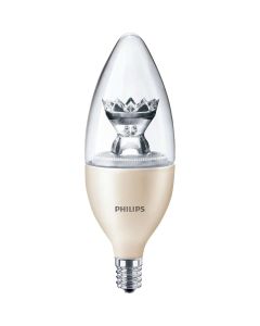 2.5W 120V Philips Candle Dimmable LED Lamp, Warm White
