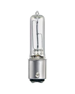 100W 120V Philips Halogen DC Bayonett Capsule Lamp, Soft White