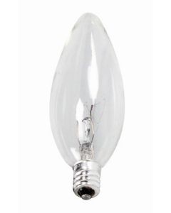 40W 120V Philips DuraMax® Long Life Decorative Blunt Tip, Clear