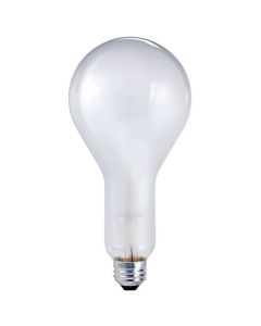 500W 120V Philips PS35 Silicone Coated Rough Service Incandescent Lamp, White