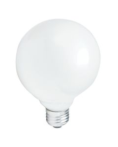 25W 120V Philips DuraMax® Deco Globe Incandescent Light Bulb, White
