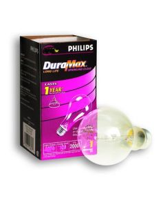200W 120V Philips A23 DuraMax® Incandescent Light Bulb, Clear