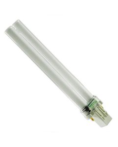 13W Philips 2-Pin PL-S Short GX23 Compact Fluorescent Lamp, White