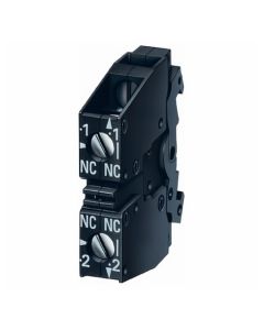 Siemens Actuator-/Indicator Component Contact Block with 2 Contacts Screw Terminal, 1NO+1NC