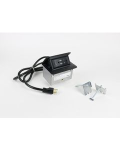 Field Wired deQuorum Single Flip Up Unit with USB, Black