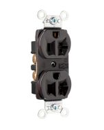 20A 125V Pass & Seymour® Hard Use Spec Grade Receptacle, Brown
