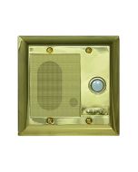 Legrand On-Q® Weather Resistant Intercom Door Unit, Shiny Brass