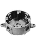 4" Keene  Round Five 3/4" Holes Cast, Aluminum