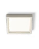 6" 120V 3000K Philips Lightolier® SlimSurface LED Square Downlight, Aluminum Finish